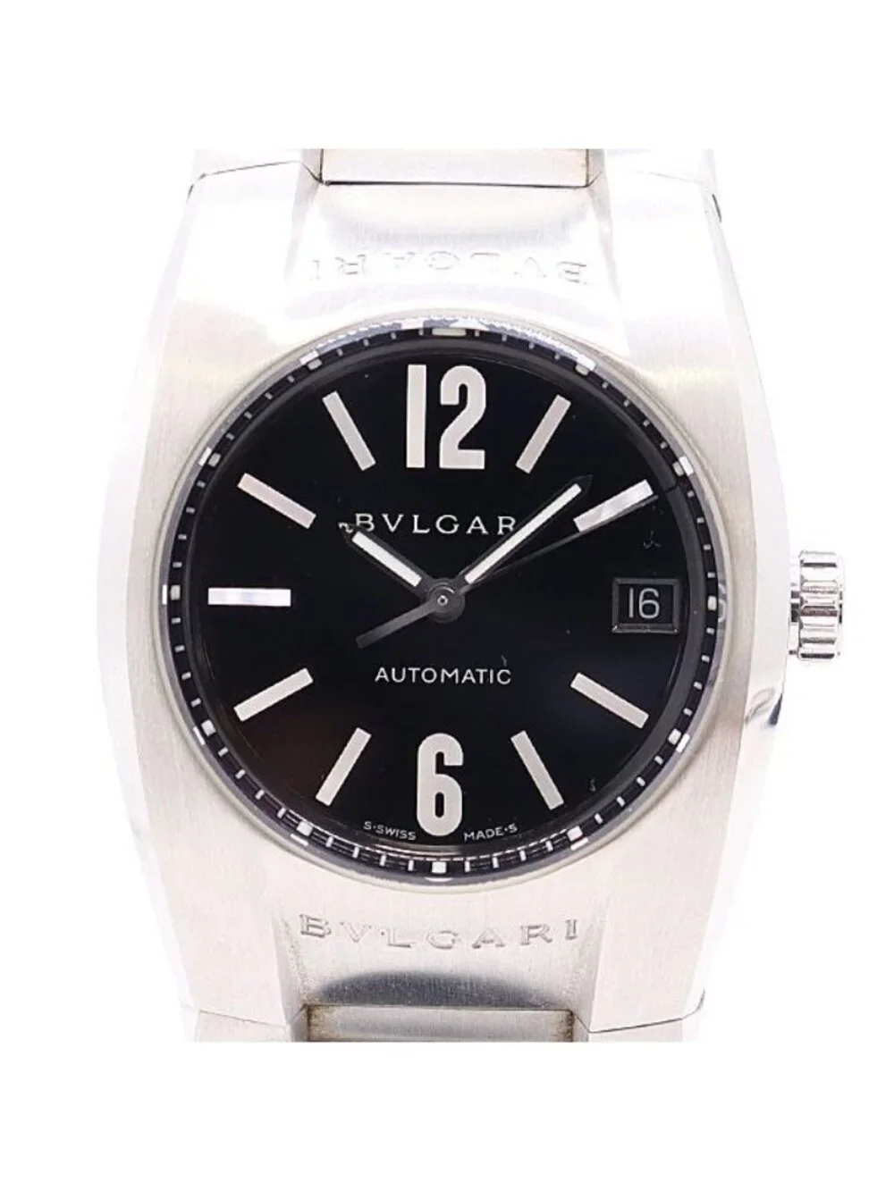 Bvlgari Ergon Automatic Date Black Dial Watch